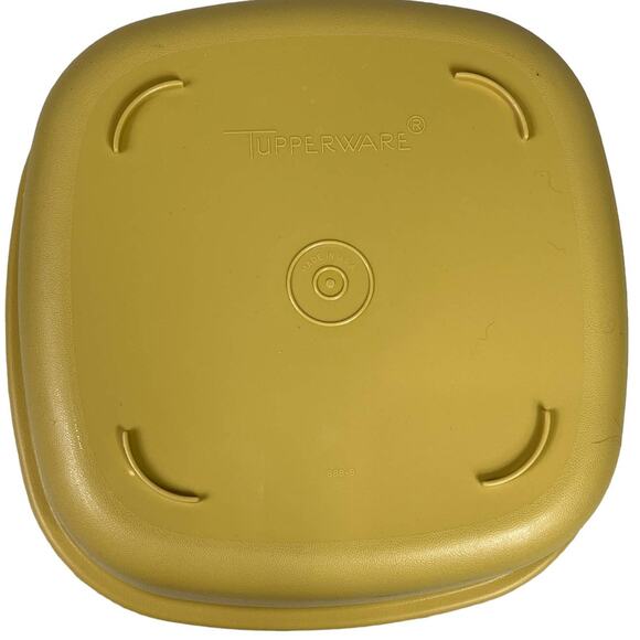 Tupperware Vintage Microwave Steam and Store Vegetable/Rice Steamer Harvest Gold - Picture 4 of 10